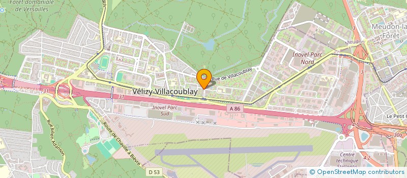 localisation de l'entreprise INFORMATIQUE GESTION CONSULTANTS à VELIZY-VILLACOUBLAY