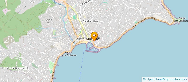 localisation de l'entreprise INFORMATIQUE GESTION INGENIERIE ELECTRON à SAINTE-MAXIME