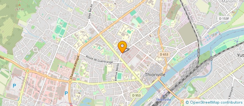 localisation de l'entreprise INFORMATIQUE GESTION RESEAUX  THIONVILLE