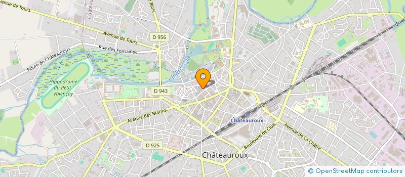 localisation de l'entreprise INFORMATIQUE GRAPHISME ET IMPRESSION à CHATEAUROUX