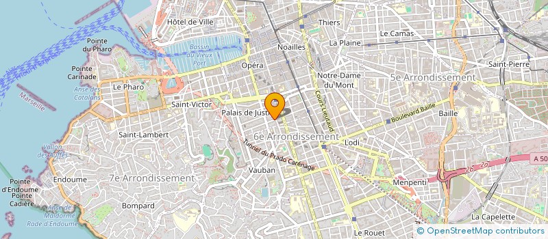 localisation de l'entreprise INFORMATIQUE LEGALE à MARSEILLE