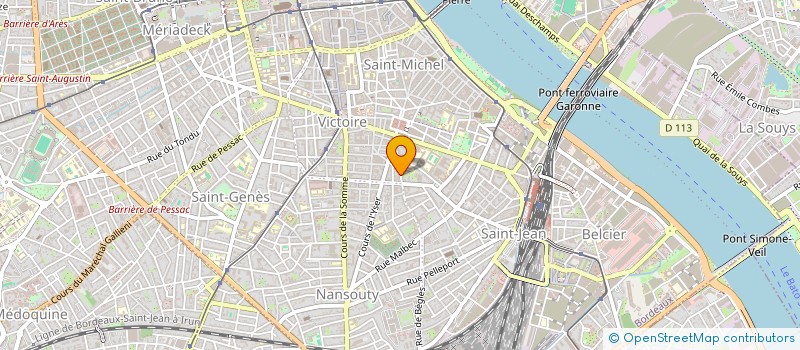 localisation de l'entreprise INFORMATIQUE LIBRE  BORDEAUX