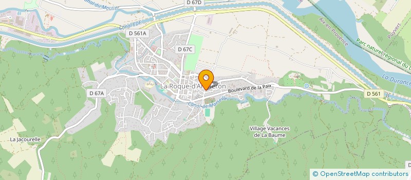 localisation de l'entreprise INFORMATIQUE MAINTENANCE SERVICE  LA ROQUE D'ANTHERON