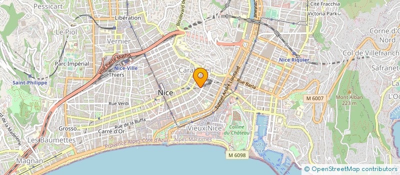 localisation de l'entreprise INFORMATIQUE MEDIA MUSIQUE SERVICE à NICE