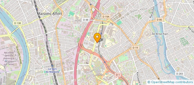 localisation de l'entreprise INFORMATIQUE MEDICALE APPLIQUEE à CRETEIL