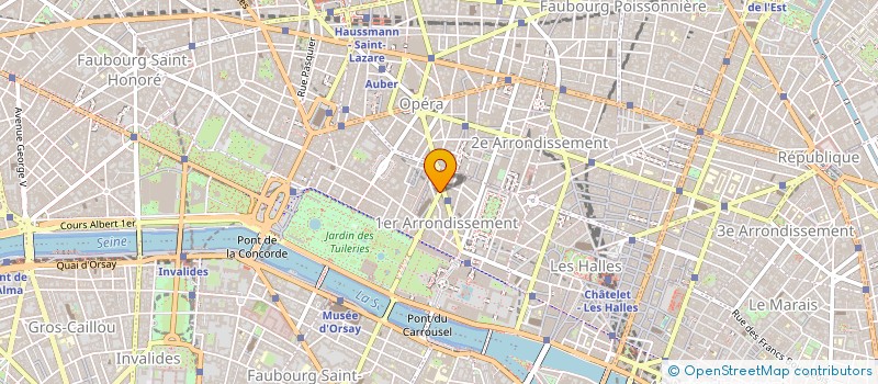 localisation de l'entreprise INFORMATIQUE MODULAIRE DE LA COIFFURE à PARIS