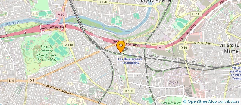 localisation de l'entreprise INFORMATIQUE MONETIQUE SYSTEMS 75  TORCY