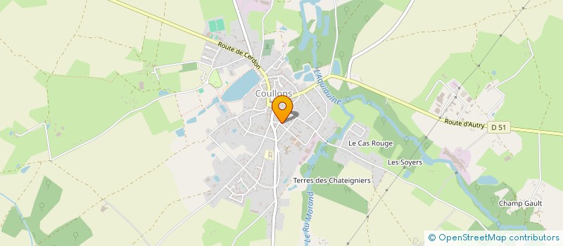 localisation de l'entreprise INFORMATIQUE PAPPALARDO CLEMENT à COULLONS