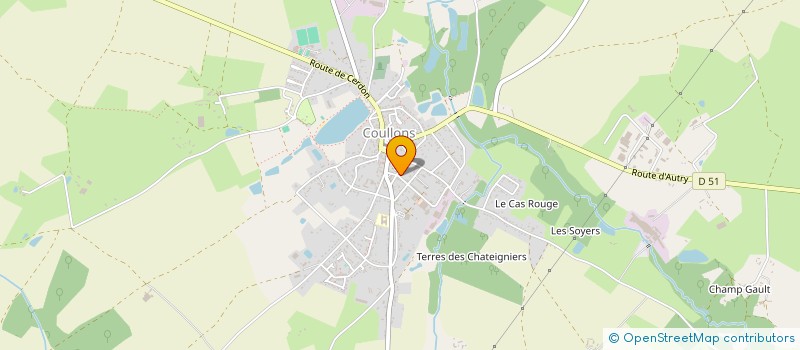 localisation de l'entreprise INFORMATIQUE PAPPALARDO CLEMENT - SERVICES A LA PERSONNE SARL à COULLONS