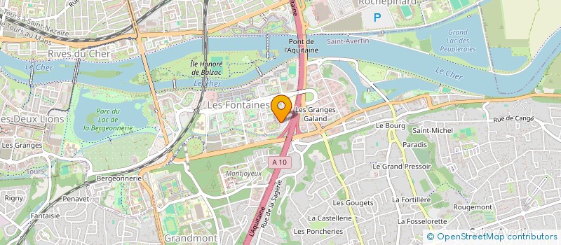 localisation de l'entreprise INFORMATIQUE PARTICIPATIVE  3.0  TOURS