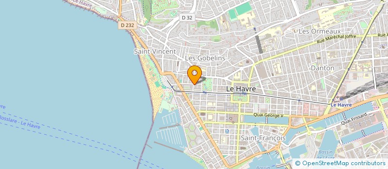 localisation de l'entreprise INFORMATIQUE PARTICULIER PROFESSIONNEL LE HAVRE à LE HAVRE