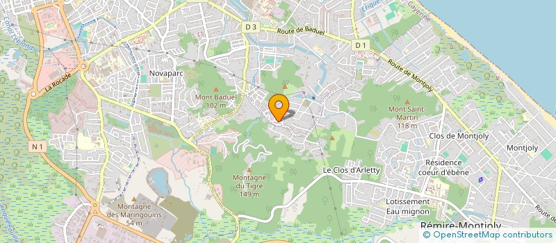 localisation de l'entreprise INFORMATIQUE PLOMBERIE ELECTRICITE CARRELAGE  CAYENNE