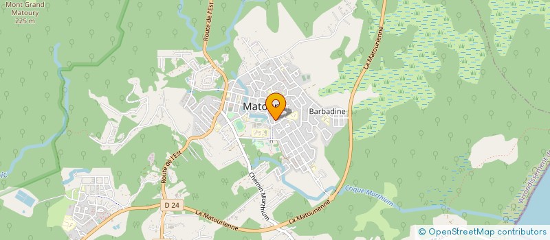 localisation de l'entreprise INFORMATIQUE PRO SERVICE GUYANE  MATOURY