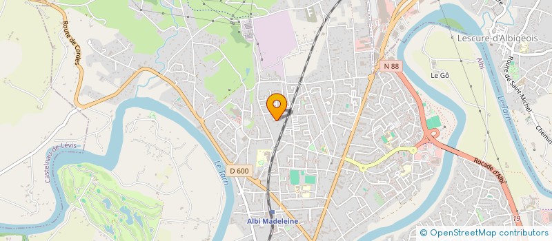 localisation de l'entreprise INFORMATIQUE PRODUCTION & SYSTEME  ALBI