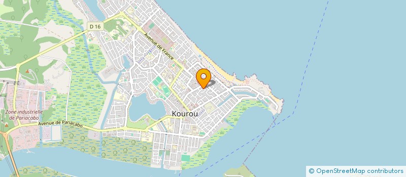 localisation de l'entreprise INFORMATIQUE PROFESSIONNEL GUYANE à KOUROU