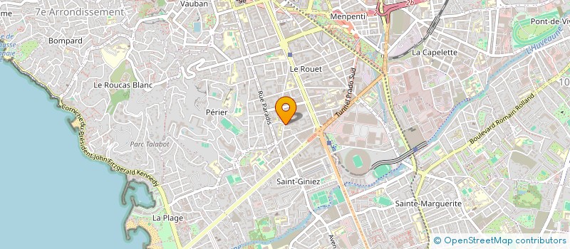localisation de l'entreprise INFORMATIQUE PROFESSIONNELS à MARSEILLE