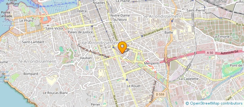 localisation de l'entreprise INFORMATIQUE REALISATIONS RESEAUX à MARSEILLE
