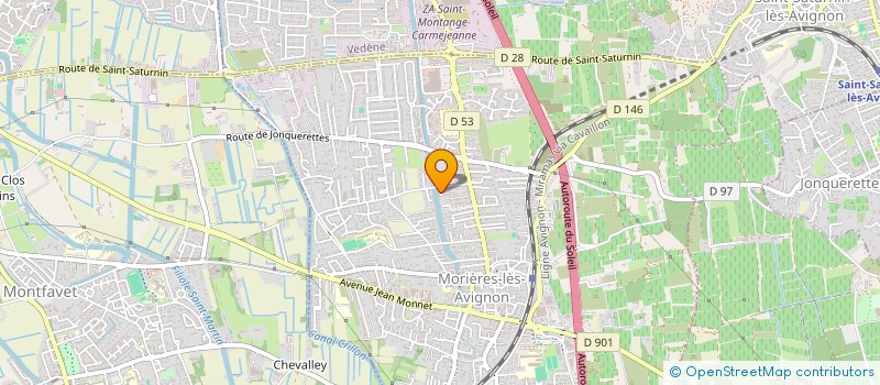 localisation de l'entreprise INFORMATIQUE SANS CRAINTE  MORIERES-LES-AVIGNON