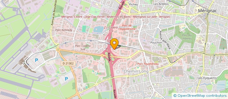 localisation de l'entreprise INFORMATIQUE SCE POUR MARKETING DIRECT à MERIGNAC