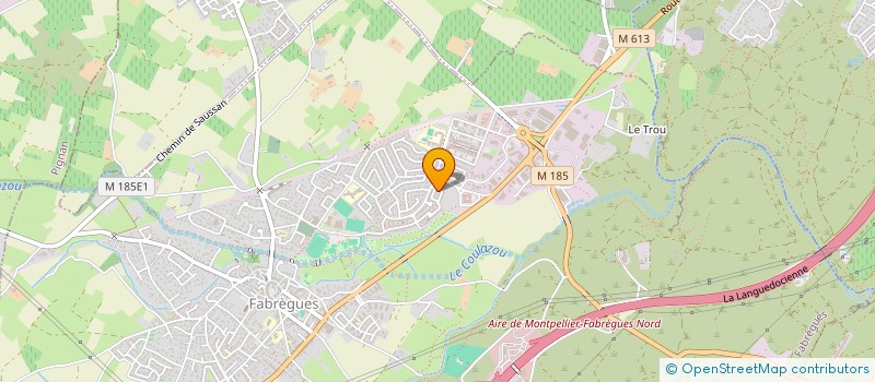 localisation de l'entreprise INFORMATIQUE SERVICE à FABREGUES