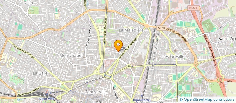localisation de l'entreprise INFORMATIQUE SERVICE DE BOURGOGNE à DIJON