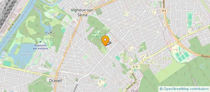 localisation de l'entreprise INFORMATIQUE SERVICES DEUXIEME DEGRE à DRAVEIL