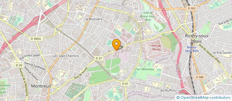 localisation de l'entreprise INFORMATIQUE SERVICES ET MATERIELS à MONTREUIL