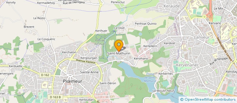 localisation de l'entreprise INFORMATIQUE TELECOMMUNICATION ET RESEAU à PLOEMEUR