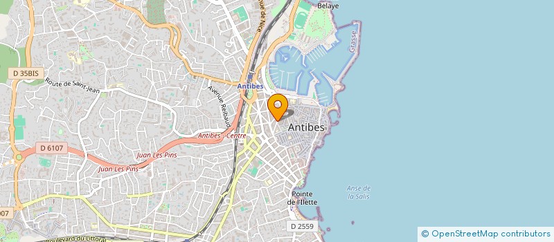 localisation de l'entreprise INFORMATIQUE VENTE LOCATION SERVICE à ANTIBES