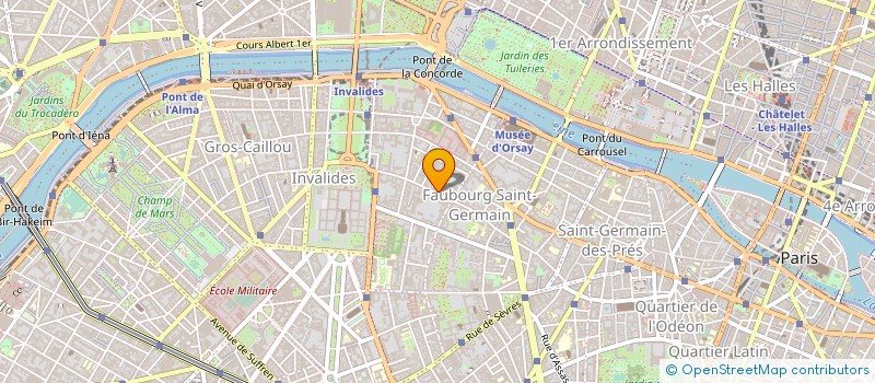 localisation de l'entreprise INFORMATIQUE VII  PARIS