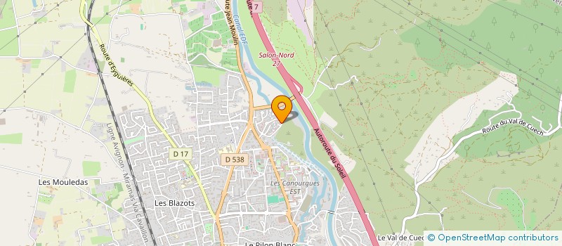 localisation de l'entreprise INFORMATIQUE & WEB  SALON-DE-PROVENCE