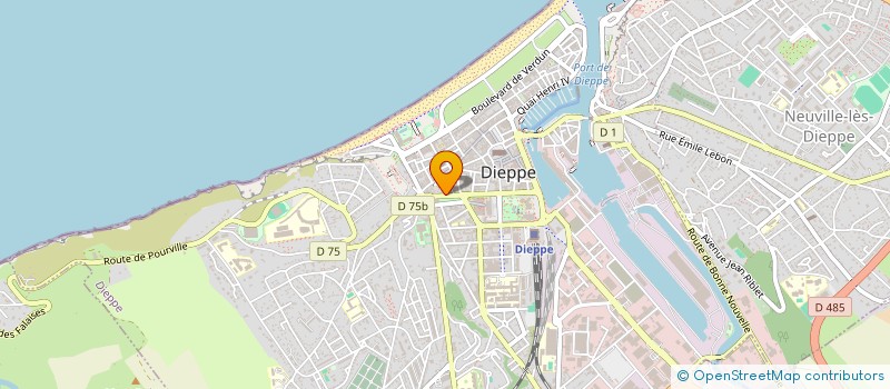 localisation de l'entreprise INFORMATOS 76 à DIEPPE