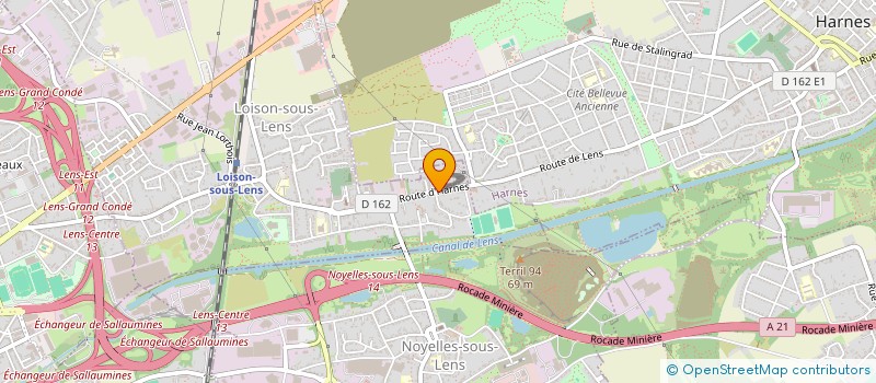 localisation de l'entreprise INFORMED FRANCE à LOISON-SOUS-LENS