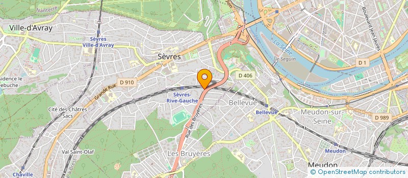 localisation de l'entreprise INFORMED INTUITIONS à SEVRES