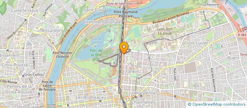 localisation de l'entreprise INFORMIS  VILLEURBANNE