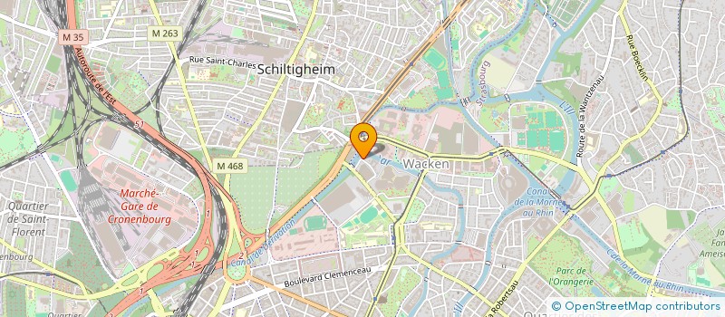 localisation de l'entreprise INFORMTECH à STRASBOURG