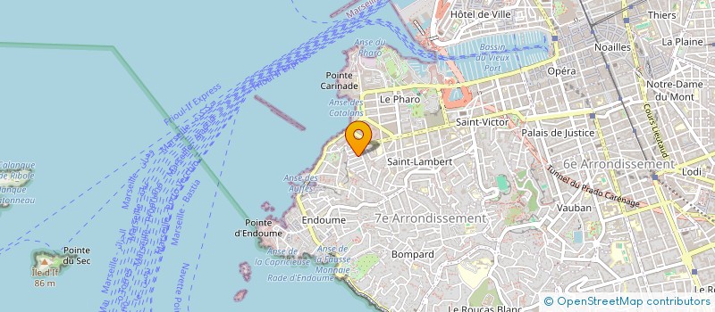 localisation de l'entreprise INFORMURBA à MARSEILLE