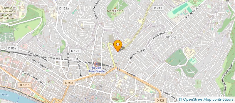 localisation de l'entreprise INFORSERVICE  ROUEN