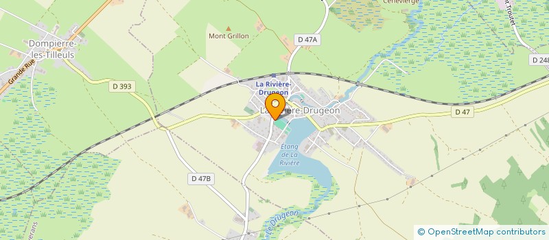 localisation de l'entreprise INFORTIMMO  LA RIVIERE-DRUGEON