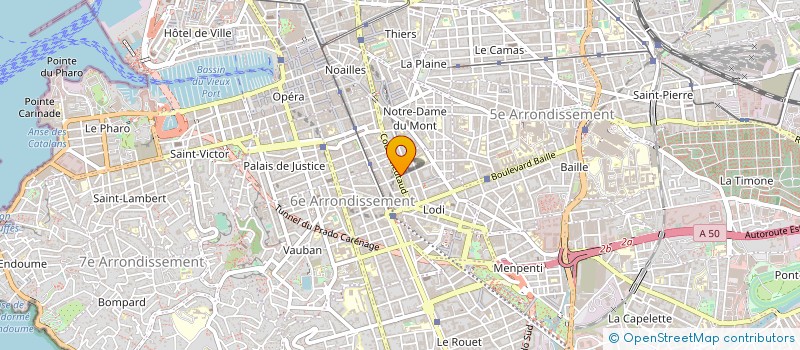 localisation de l'entreprise INFOS 13 à MARSEILLE