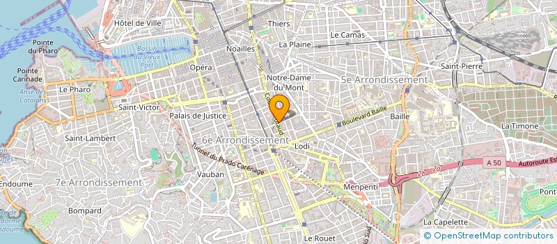 localisation de l'entreprise INFOS BIS à MARSEILLE