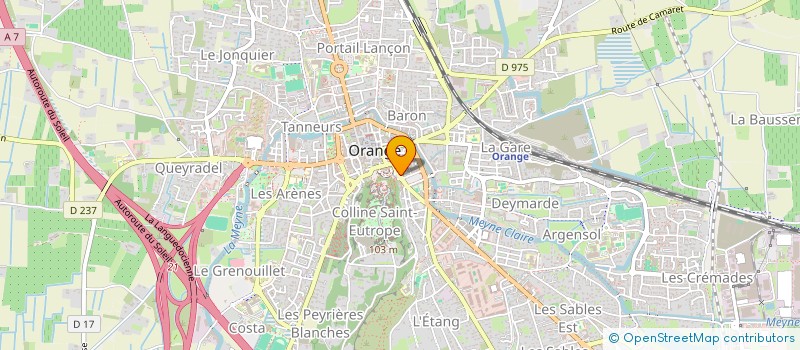 localisation de l'entreprise INFOS FINANCES à ORANGE