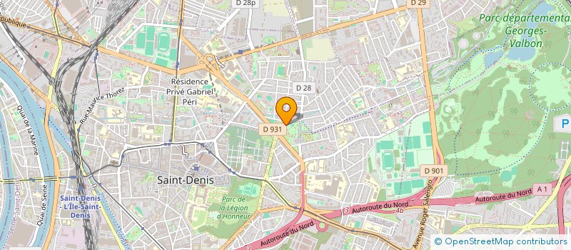 localisation de l'entreprise INFOS JEUNES PRESSE à SAINT-DENIS
