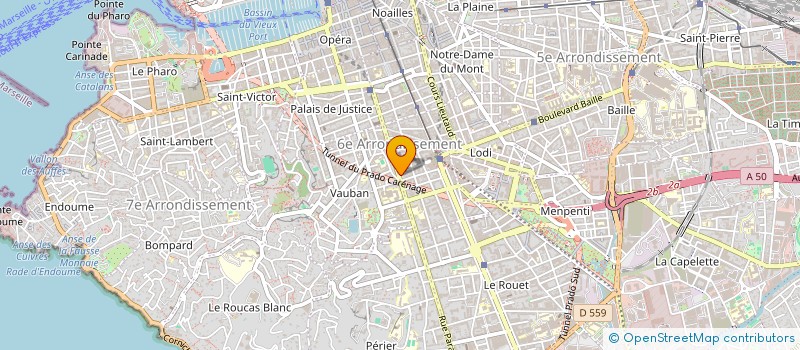 localisation de l'entreprise INFOS LEGALES FRANCE à MARSEILLE