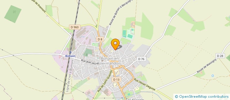 localisation de l'entreprise INFOS POUR TOUS à BOHAIN-EN-VERMANDOIS