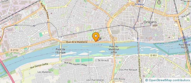 localisation de l'entreprise INFOS PRATIQUES à ORLEANS