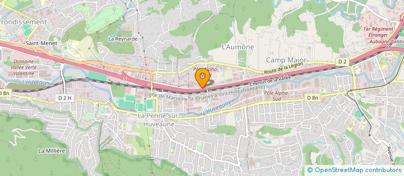localisation de l'entreprise INFOS PRESSE à AUBAGNE