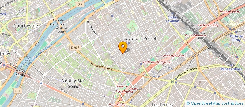 localisation de l'entreprise INFOS PROMO à LEVALLOIS-PERRET