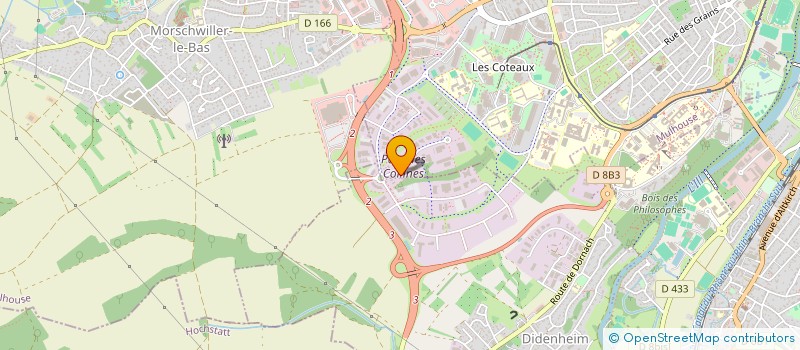 localisation de l'entreprise INFOSAT SA à MULHOUSE