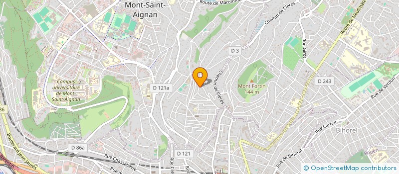 localisation de l'entreprise INFOSEC & SOLUTIONS à MONT-SAINT-AIGNAN